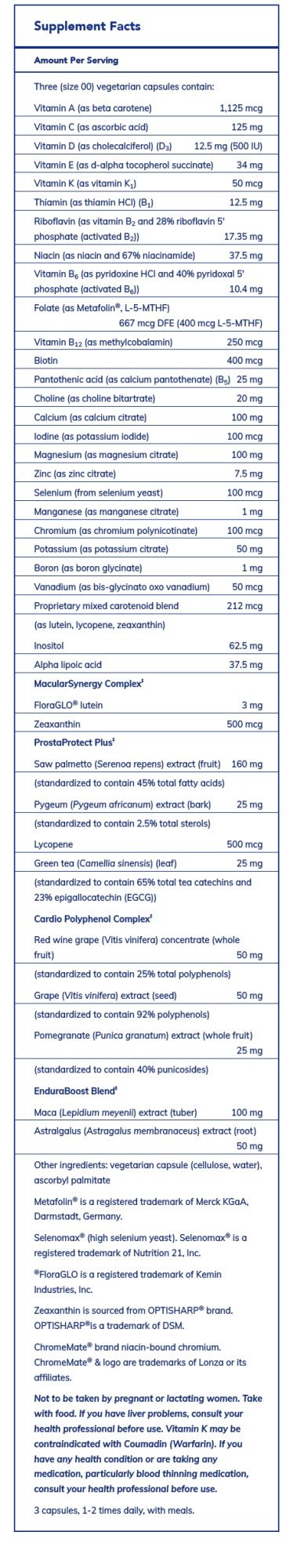 Pure Encapsulations Men&#39;s Nutrients 360 VegCap