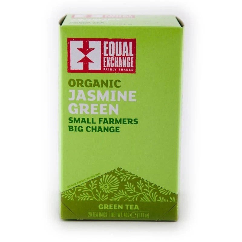 Equal Exchange Organic Jasmine Green Tea 20 Bags Box