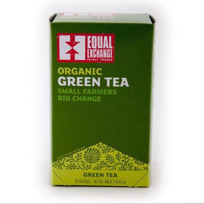 Equal Exchange Organic Green Tea 20 Bags Box