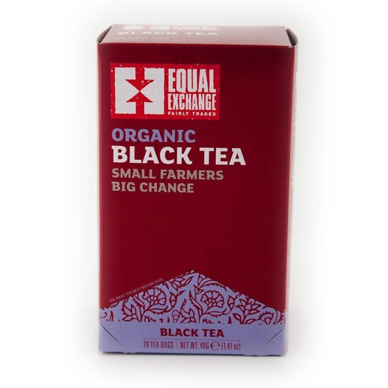 Equal Exchange Organic Black Tea 20 Bags Box
