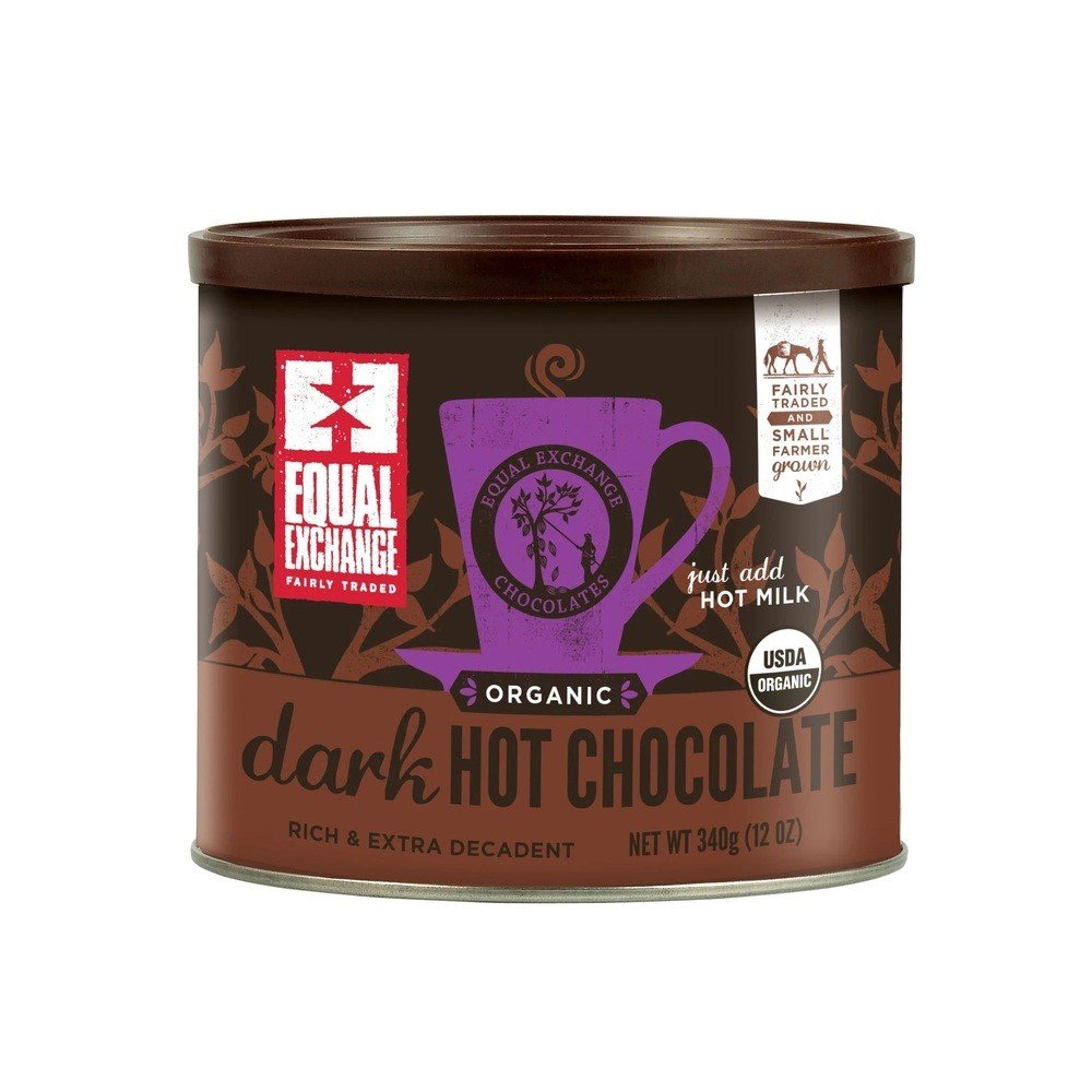 Equal Exchange Organic Dark Hot Chocolate 12 oz Powder