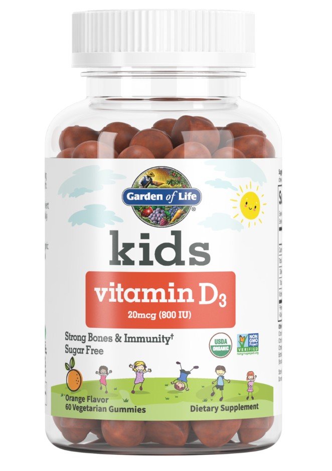 Garden of Life Kids Organic Vitamin D3 Orange 60 Gummy