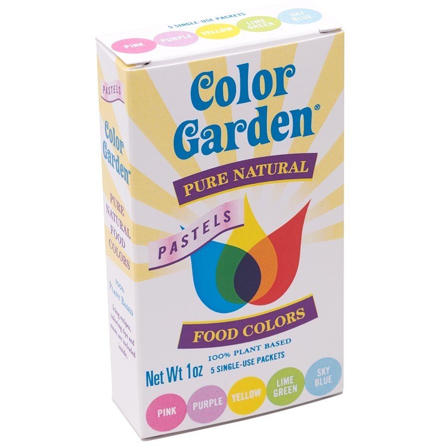 Color Garden Pastel Multi-Pack Food Coloring 5(6g) Packets Box