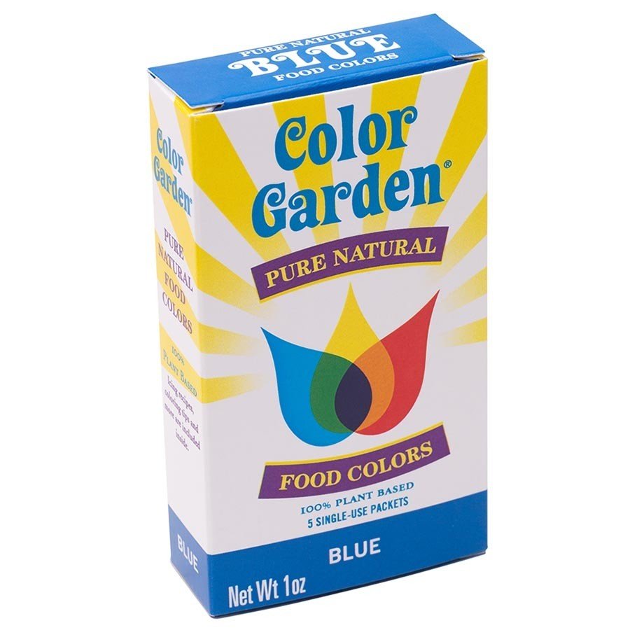 Color Garden Blue Natural Food Coloring 5(6g) Packets Box