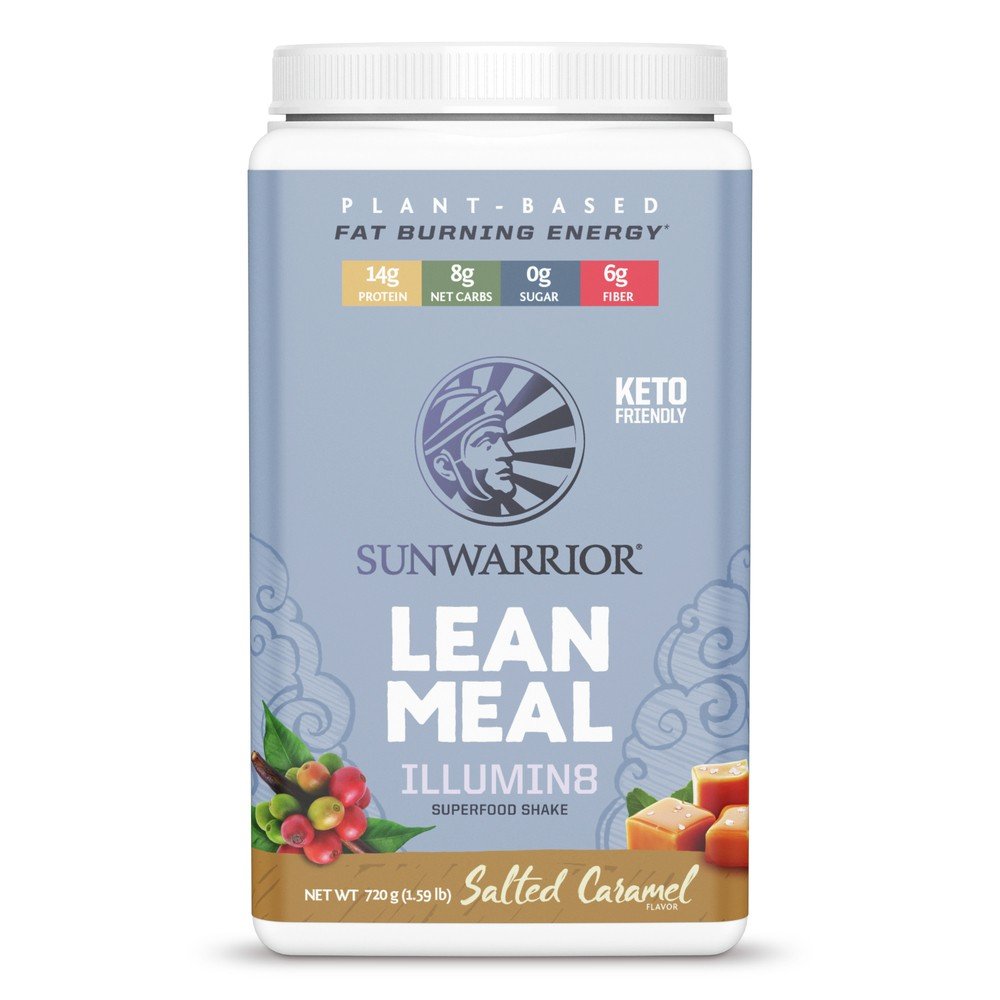 Sunwarrior Lean Meal Illumin8 Salted Caramel 720g (1.59lb) Powder