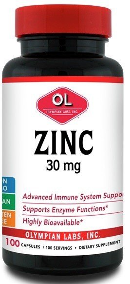 Olympian Labs Zinc 30 mg 100 Capsule