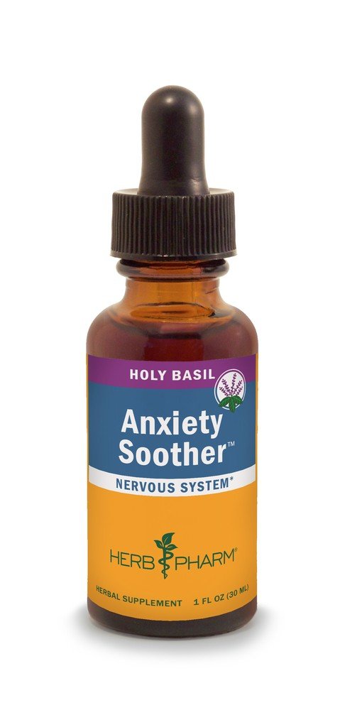 Herb Pharm Anxiety Soother Holy Basil 1 oz Liquid