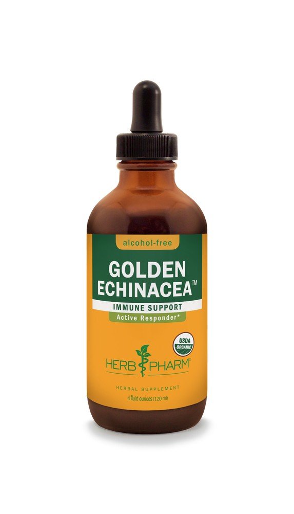 Herb Pharm Golden Echinacea Alcohol Free 4 oz Liquid