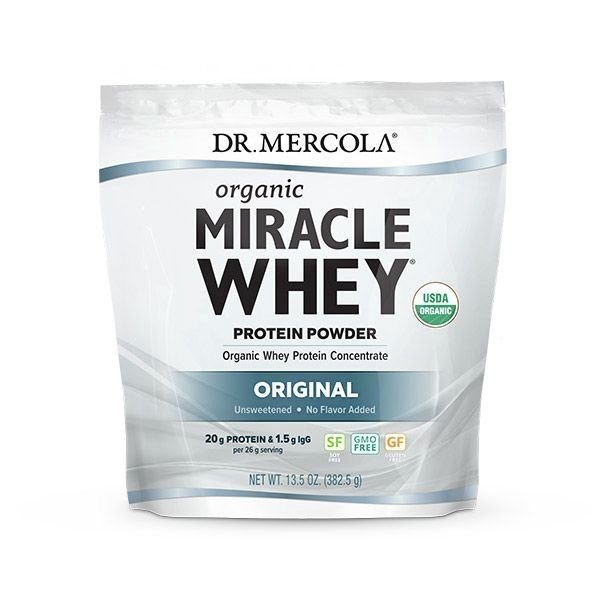 Dr. Mercola Organic Miracle Whey Original 13.5 oa (382.5 g) Powder