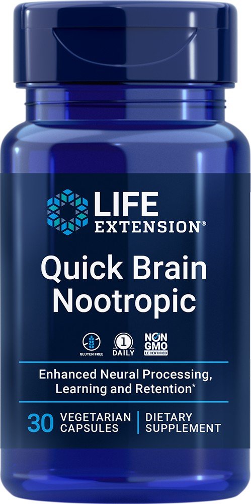 Life Extension Quick Brain Nootropic 30 VegCap
