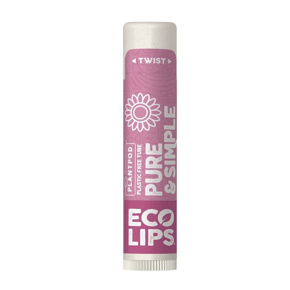 ECO LIPS Pure & Simple Raspberry .15 oz Lip Balm