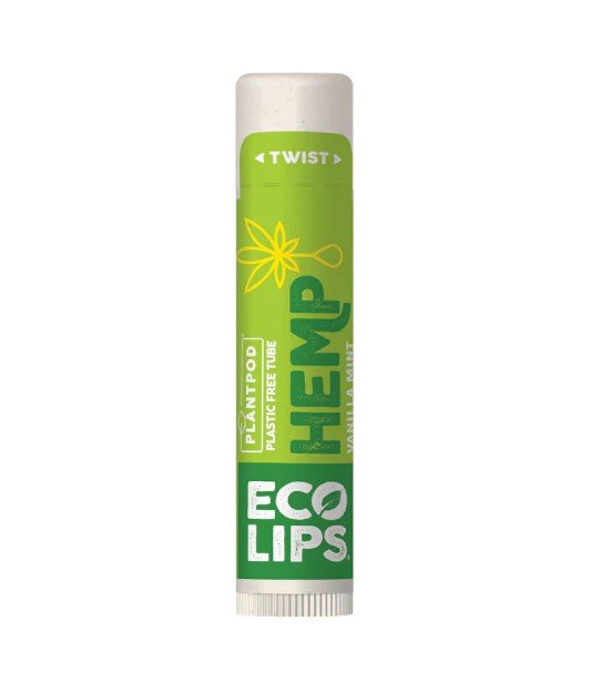 ECO LIPS Organic Lip Balm Hemp Vanilla Mint .15 oz Lip Balm