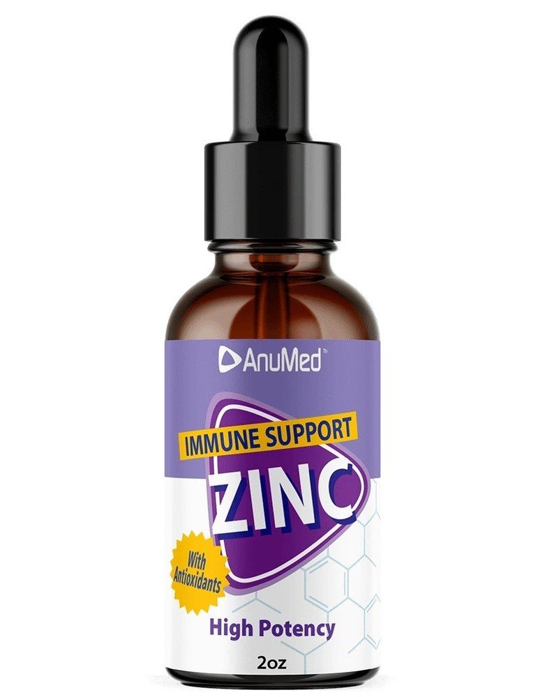 AnuMed Intl Zinc Drops 15mg Max Immunity 2 oz Liquid