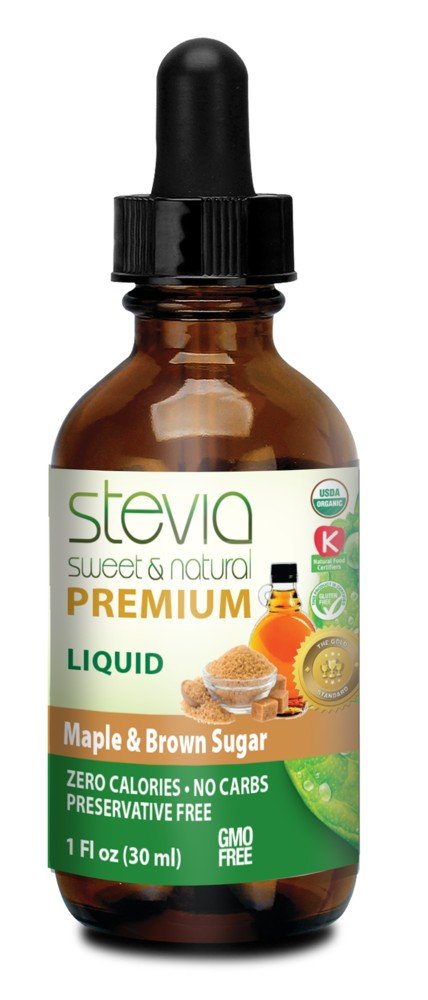 Stevia International Stevia Sweet & Natural Maple & Brown Sugar 1 oz Liquid