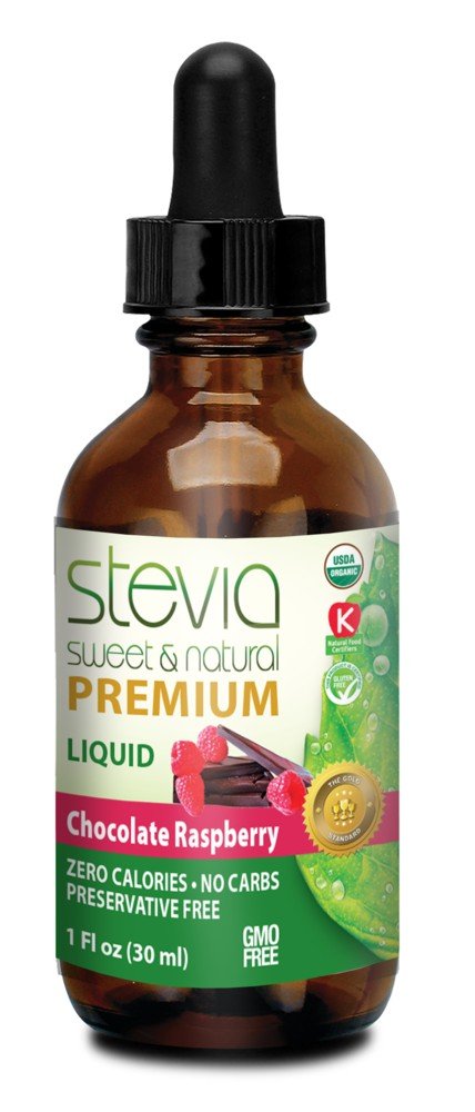 Stevia International Stevia Sweet &amp; Natural Chocolate Raspberry 1 oz Liquid