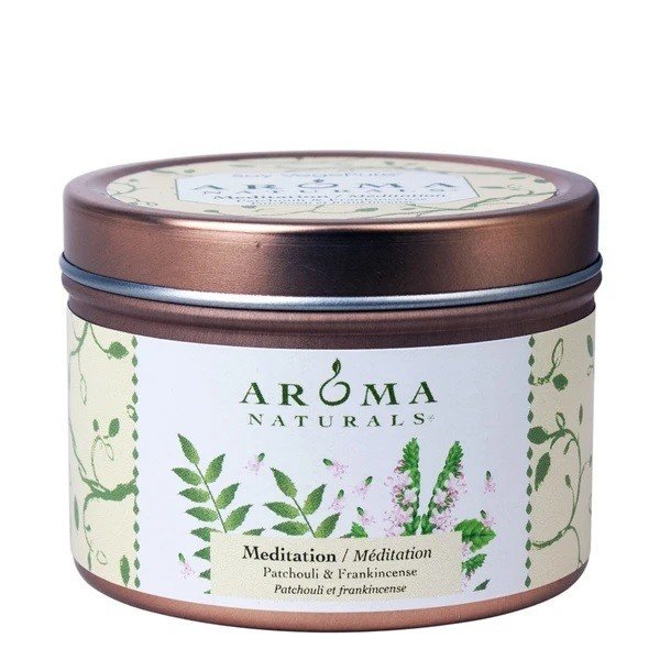Aroma Naturals Travel Tins Candle Meditation White 1 Container