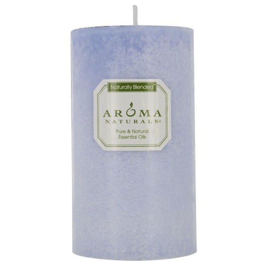 Aroma Naturals Pillar Candle Tranquility Perwinkle 1 Container