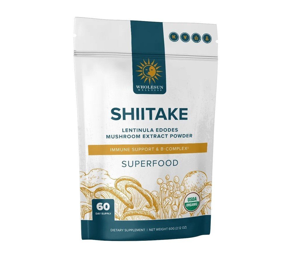 WholeSun Wellness Shitake 60 g (2.12 oz) Powder