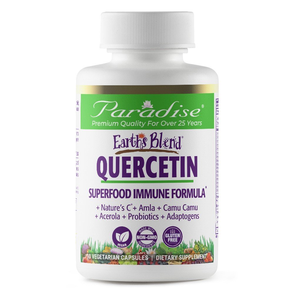 Paradise Herbs Earth's Blend Quercetin Immune Formula 90 VegCap