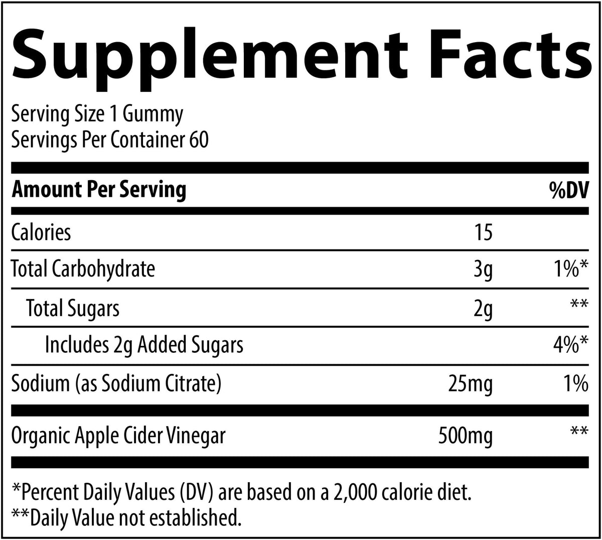 Trace Minerals Apple Cider Vinegar Gummies 60 Gummy