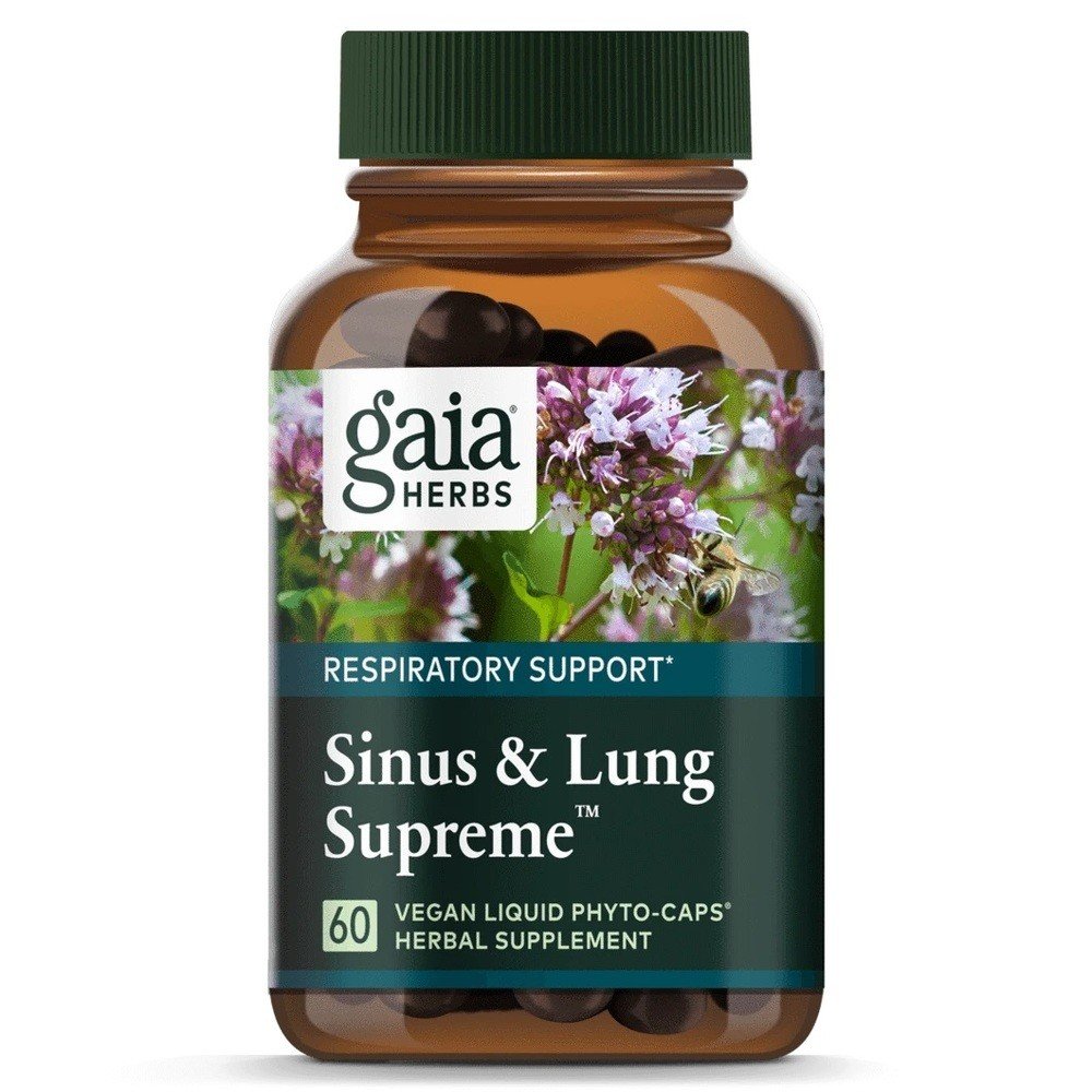 Gaia Herbs Sinus & Lung Supreme 60 Phyto-Caps