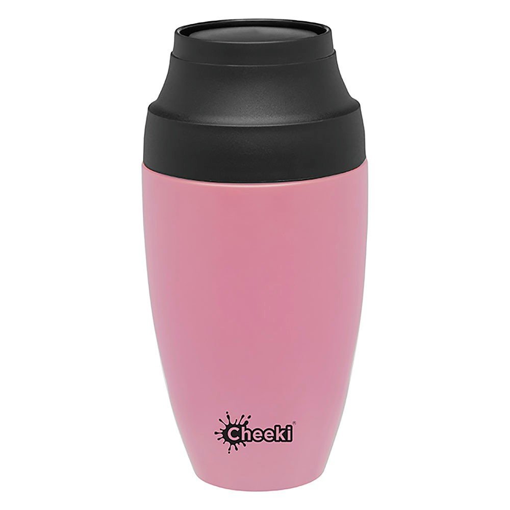 Cheeki Insulated Stainsteel Coffee Mug Pink 12 oz Cup