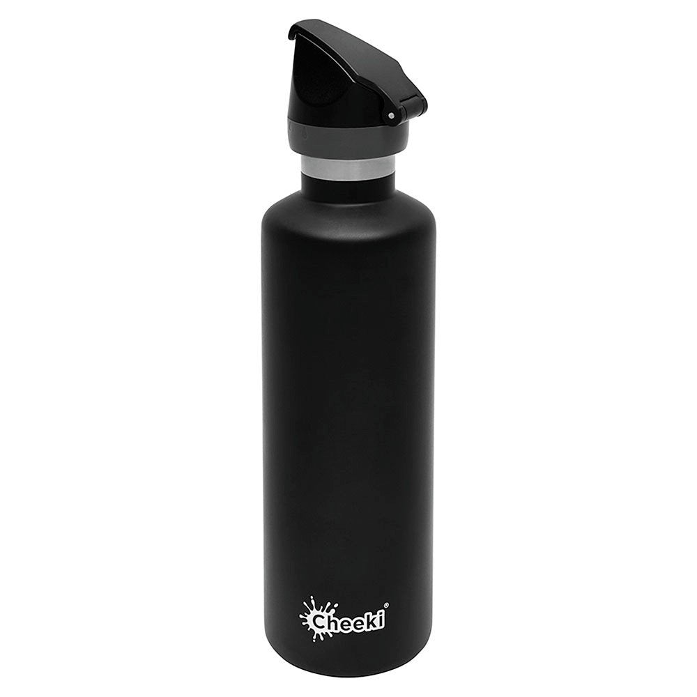 Cheeki Active Insulated Stainless Steel Bottle Black 20 oz Bottle