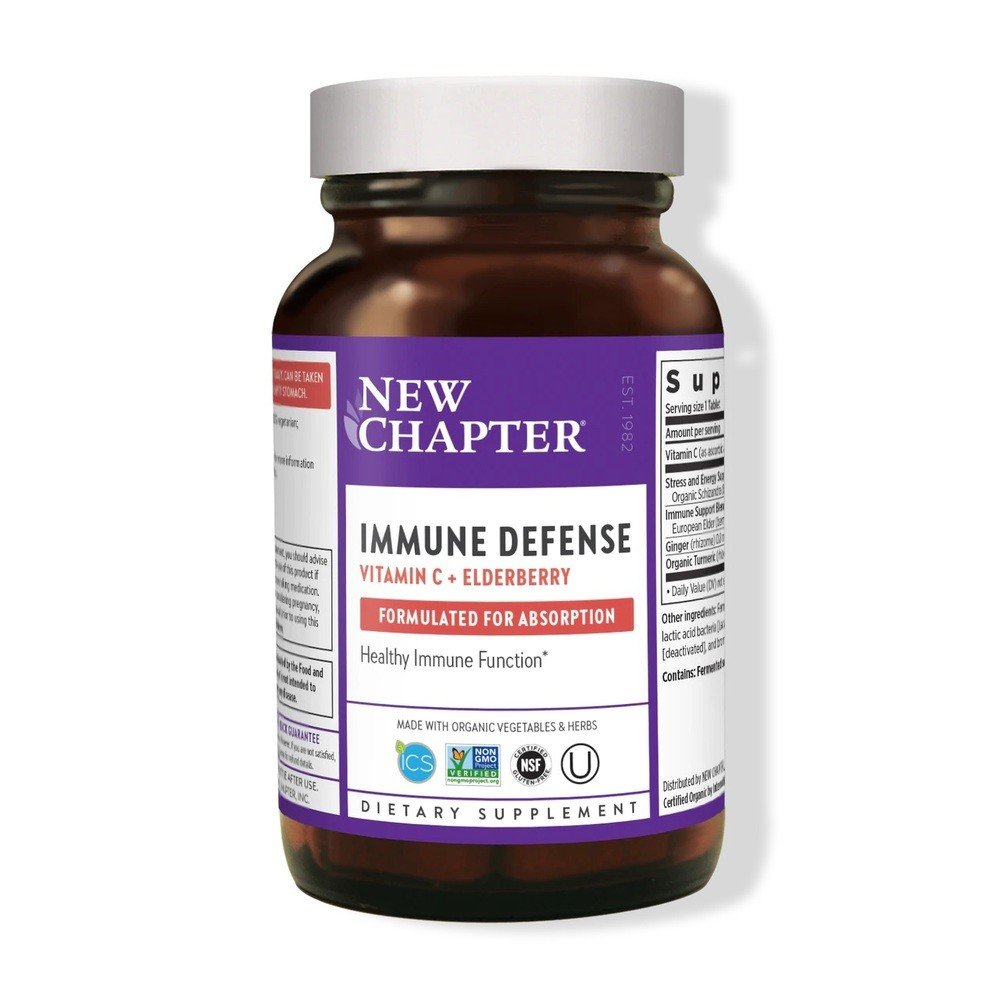 New Chapter Imune Defense Vitamin C + Elderberry 30 VegTab