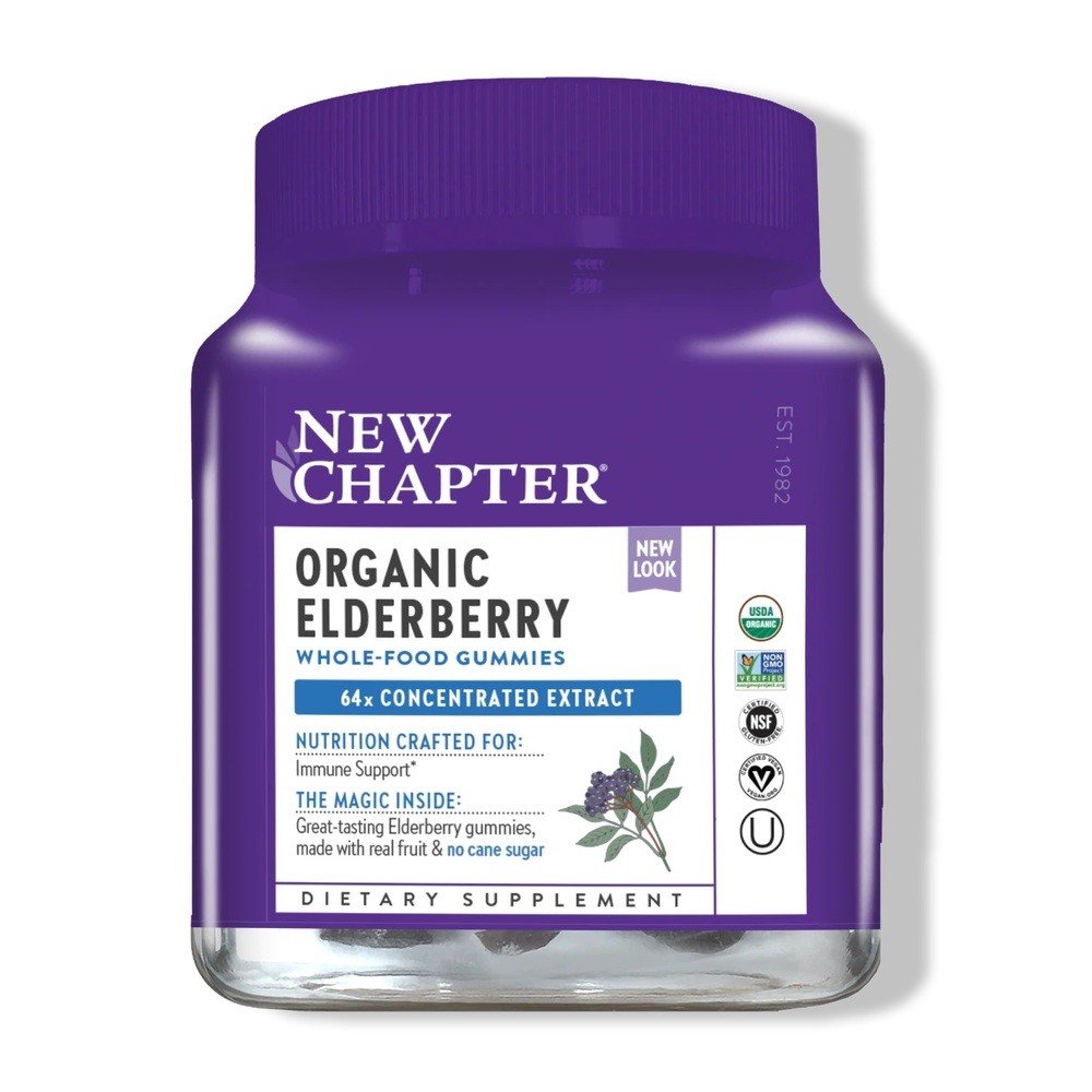 New Chapter Organic Elderberry 60 Gummy