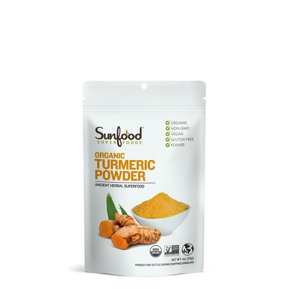 Sunfood Tumeric Powder 4 oz Bag