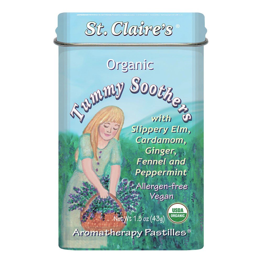 St.Claires Organics Organic Tummy Soothers Aromatherapy Pastilles 1.5 oz Tin