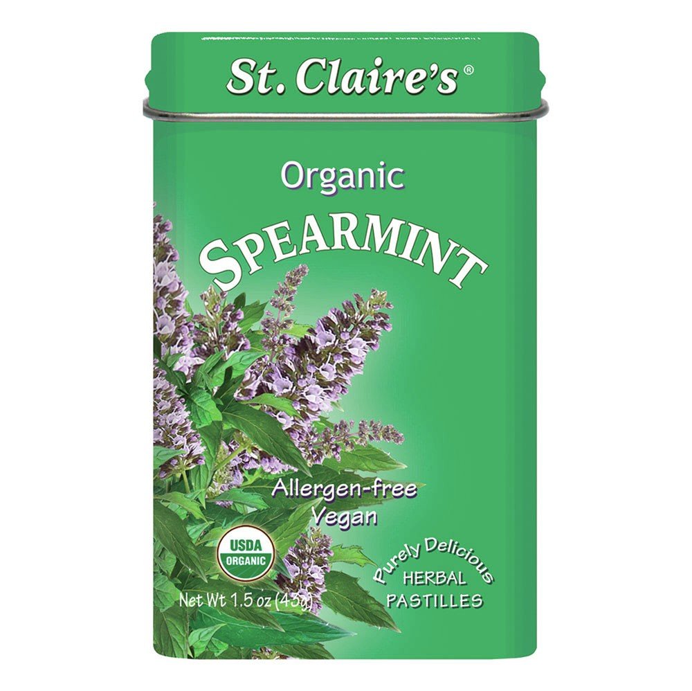 St.Claires Organics Organic Spearmint Mints 1.5 oz Tin