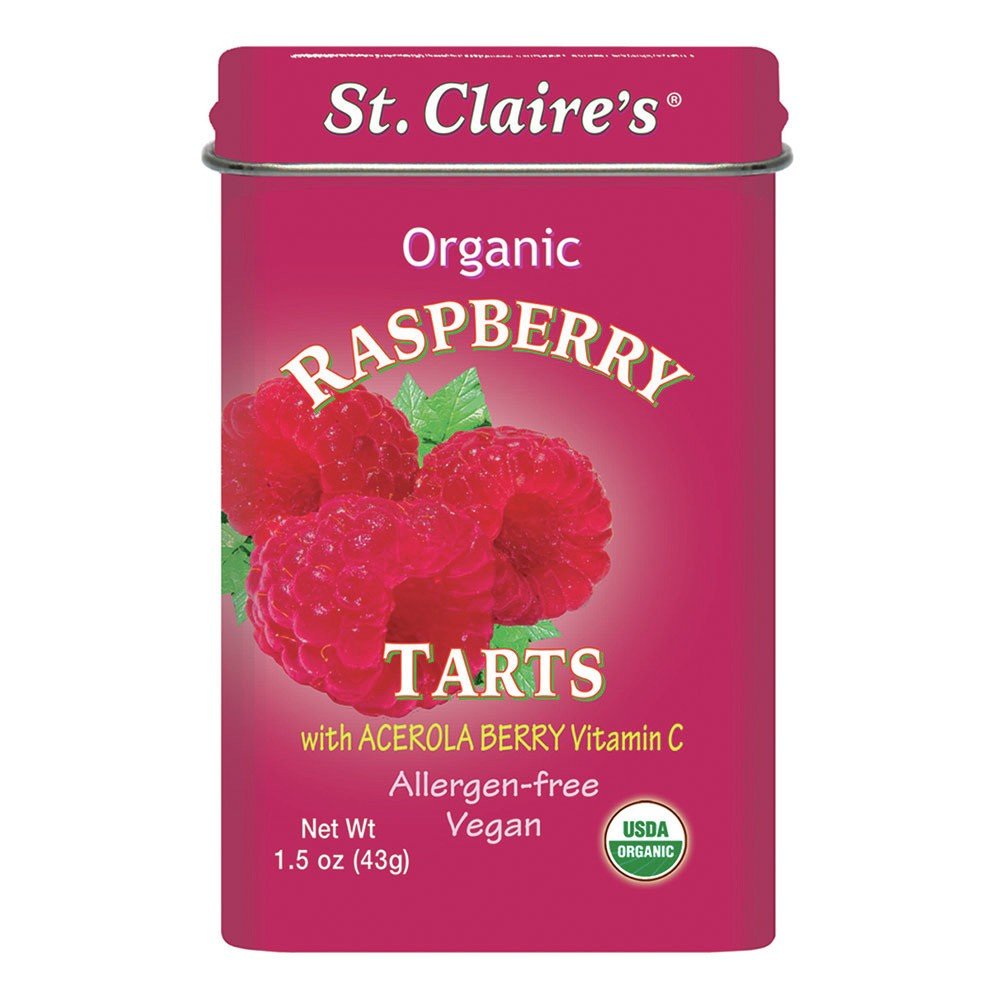 St.Claires Organics Organic Raspberry Tart Mints 1.5 oz Tin
