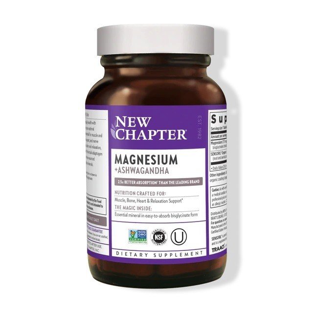 New Chapter Magnesium + Ashwagandha 30 Tablet