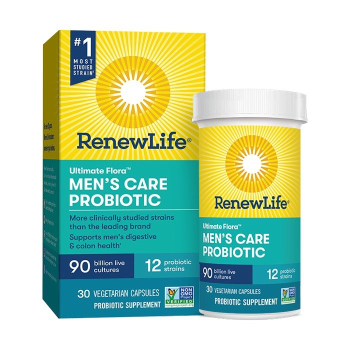 Renew Life Ultimate Flora Men&#39;s Care Probiotic 90 Billion 30 VegCap