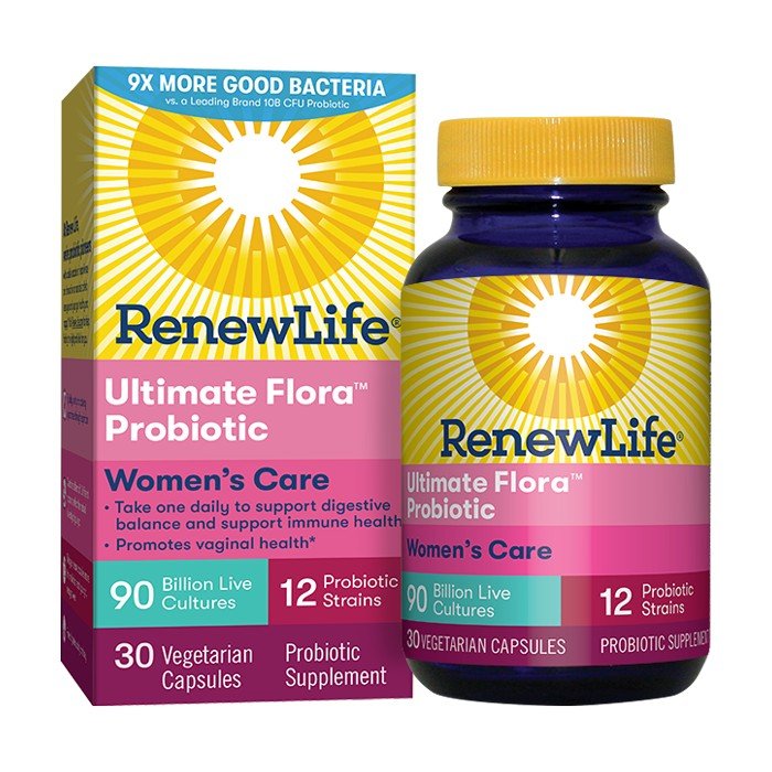 Renew Life Ultimate Flora Women&#39;s Care Probiotic 90 Billion 30 VegCap