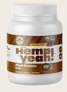 Manitoba Harvest Hemp Yeah! Plant Protein Blend Chocolate Organic 16 oz Powder