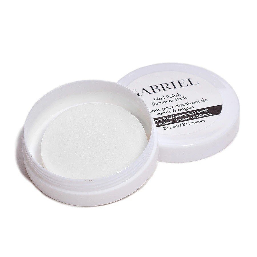 Gabriel Cosmetics Nail Polish Remover Pads 1 (20 ct) Container