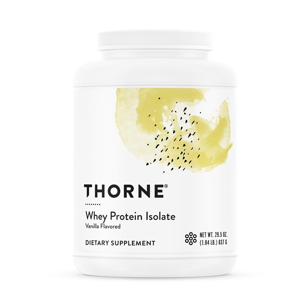 Thorne Whey Protein Isolate - Vanilla 837 grams Powder