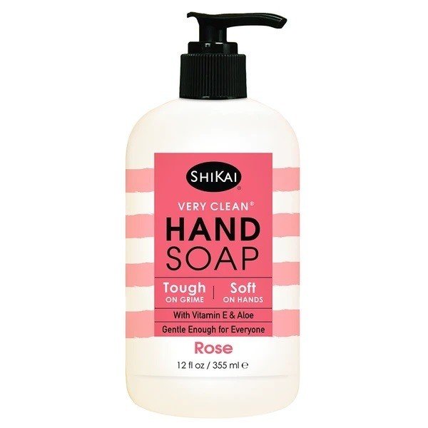 Shikai Very Clean Hand Soap Rose 12 oz Liquid