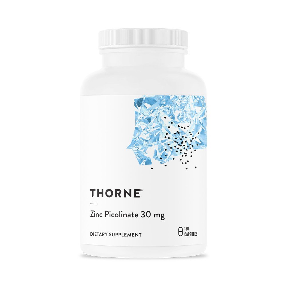 Thorne Zinc Picolinate 30 mg 180 Capsule