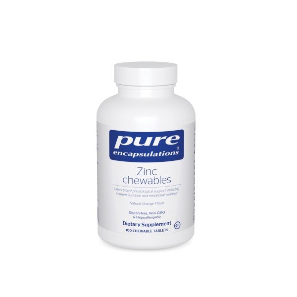 Pure Encapsulations Zinc Chewables 100 Chewable