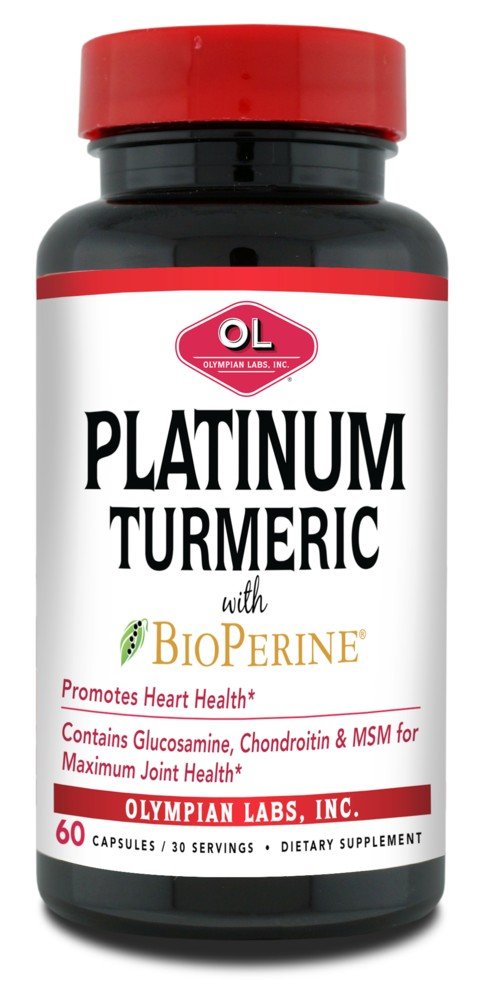 Olympian Labs Platinum Tumeric with BioPerine 60 Capsule