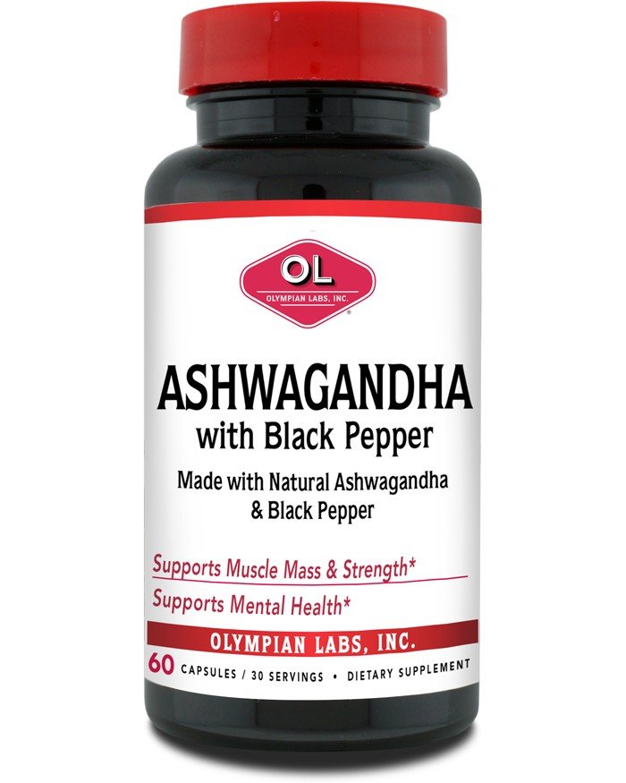 Olympian Labs Ashwaghanda with Black Pepper 60 Capsule