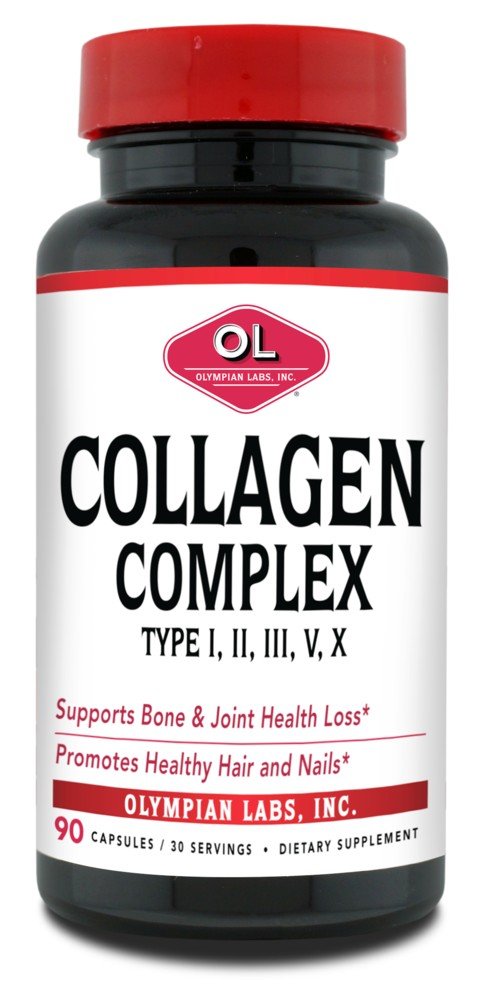 Olympian Labs Collagen Complex Type I,II,111,V,X 90 Capsule