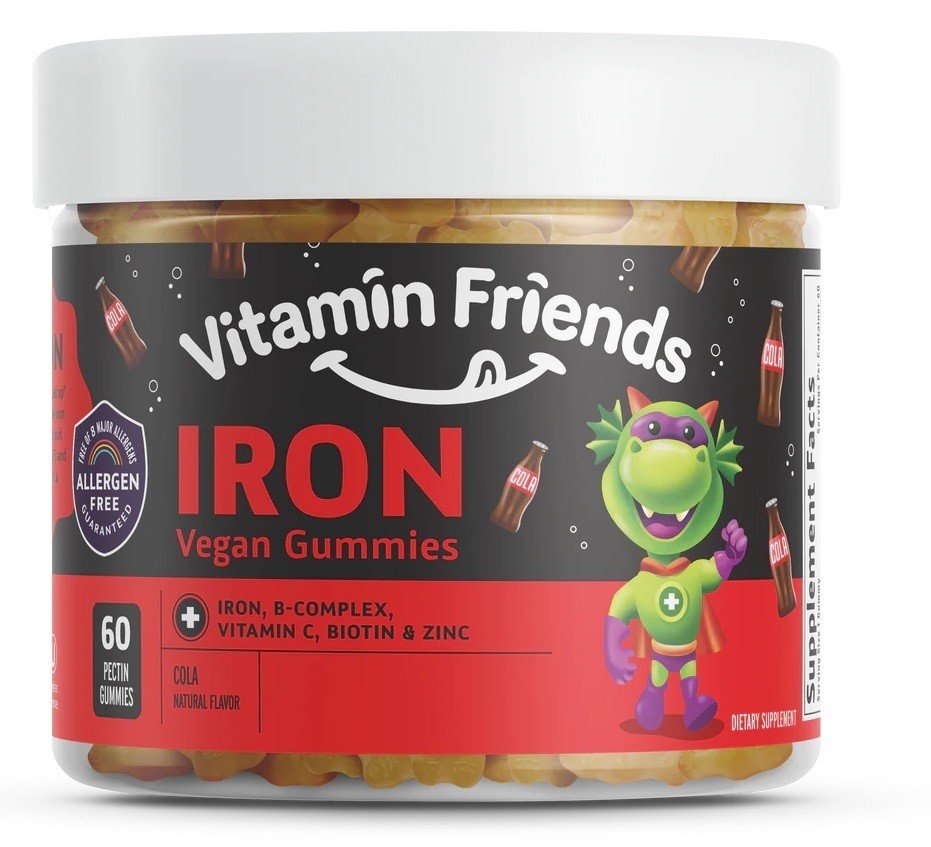 Vitamin Friends Iron Kids Vegan Gummies Cola 60 Gummy