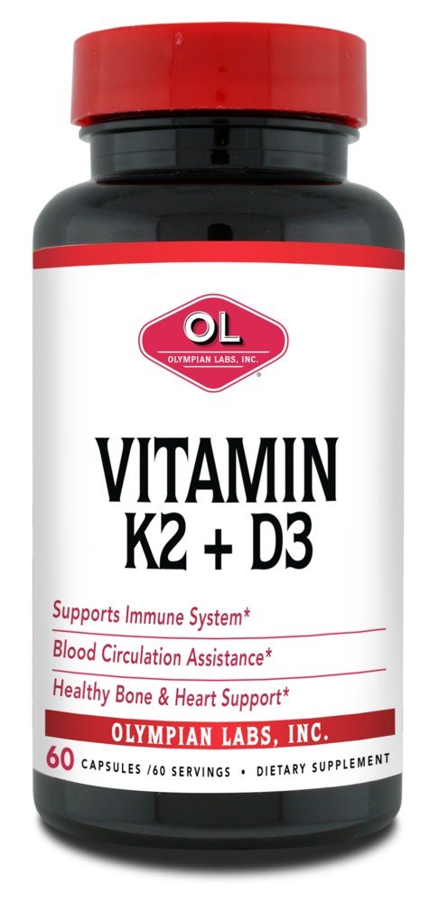 Olympian Labs Vitamin K2 + D3 60 Capsule