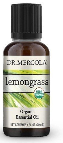 Dr. Mercola Organic Lemongrass Essential Oil 1 oz Oil