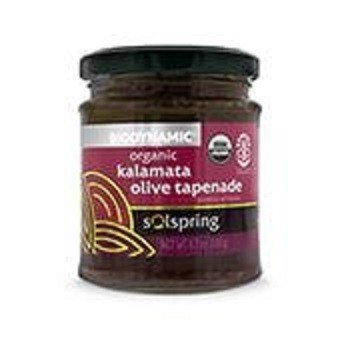 Dr. Mercola Solspring Biodynamic Organic Kalamata Olive Tapenade 6.70 oz Glass Jar