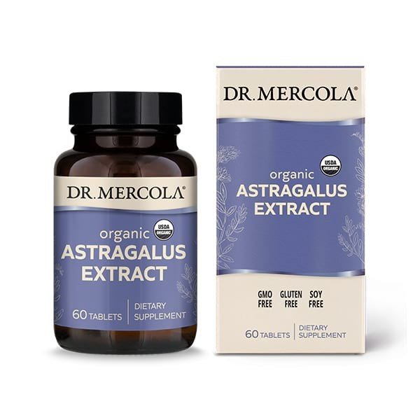 Dr. Mercola Organic Astragalus Extract 60 Tablet
